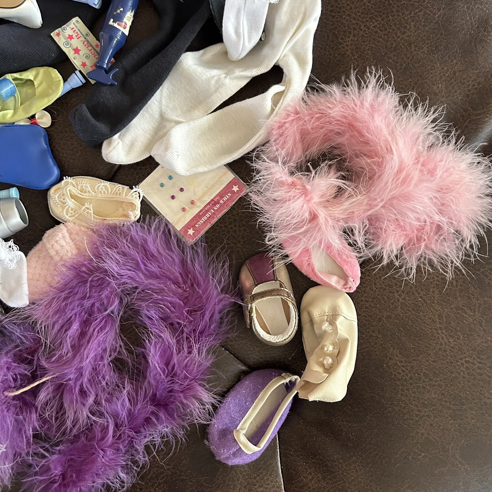 Lot of 50+ American Girl Doll Clothing Shoes Accessories Theater Box