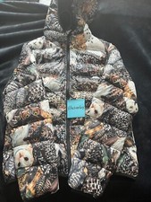 OVO Owl Puffer Jacket Primaloft Graphic Print...