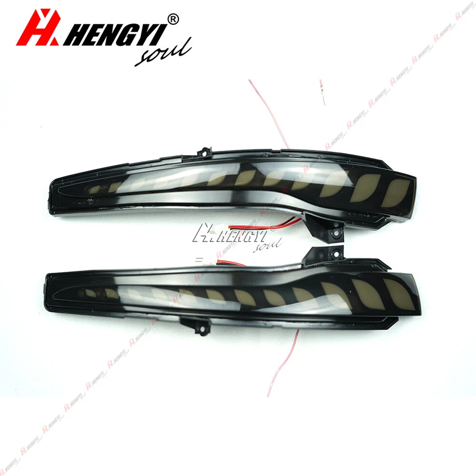 For Mercedes Benz W205 W213 W222 Sequential LED Side Mirror Turn Signal Light - Image 3 of 4