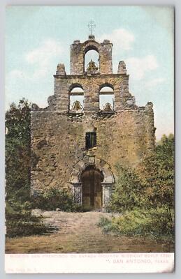 Postcard Mission San Francisco De Espada Fourth Mission San Antonio Texas