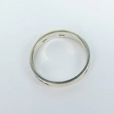 Agete Ivy Motif Ring / Sterling Silver / Sz 7 7/8