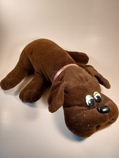 Vtg 1985 Tonka Pound Puppies 18" Plush Brown Dog