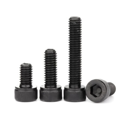 Schwarz 12,9 Stahl Zylinderschrauben Innensechskant 0# 2# 4# 6# 8# 1/4 5/16 3/8