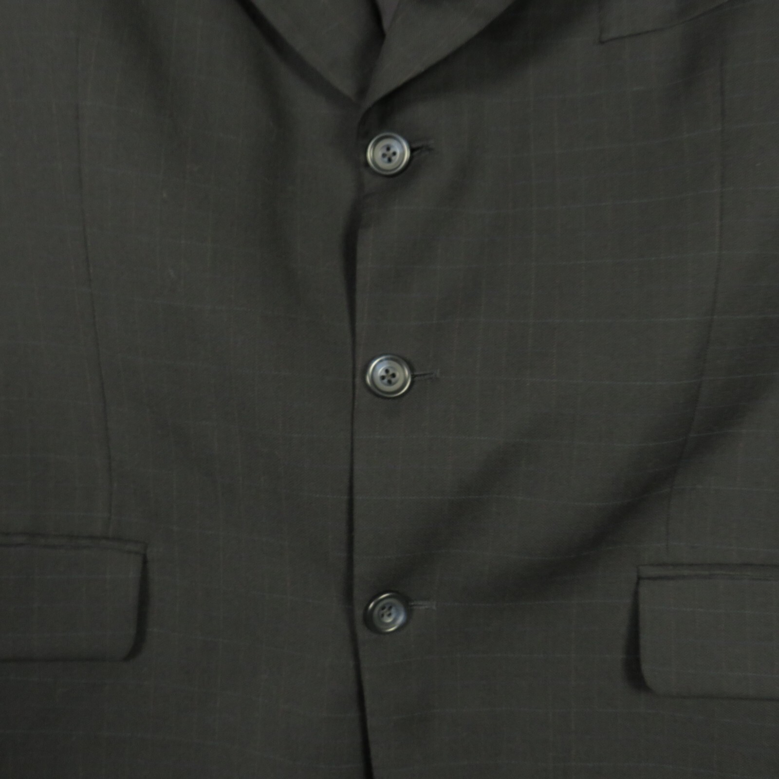 Cappotto sportivo Yves Saint Laurent uomo 100% lana peggiorata designer foderato 3 bottoni