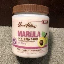 Queen Helene MARULA Face + Body Creme Cream, Protects & Renews, Age-Defying 15oz