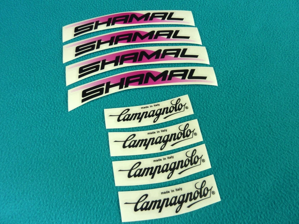 CAMPAGNOLO SHAMAL 1994 ERSATZ FELGENAUFKLEBER SET FÜR 2 FELGEN