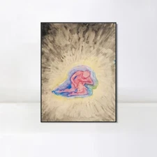 Framed Canvas Giclee Print Barnet Och Modern by Hilma Af Klint Home Decor