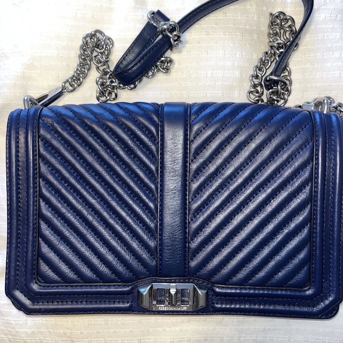 Rebecca minkoff chevron quilted jumbo love crossbody cheap
