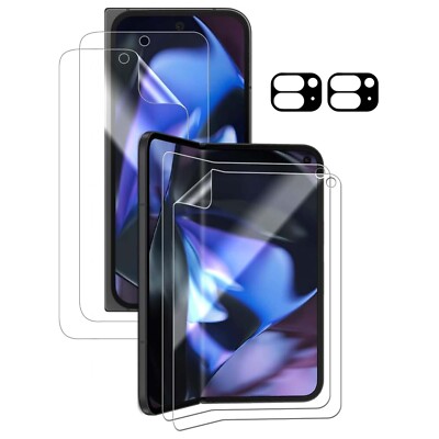 2 Pack Screen Protector Back Film Camera Protector for Google Pixel 9 Pro Fold