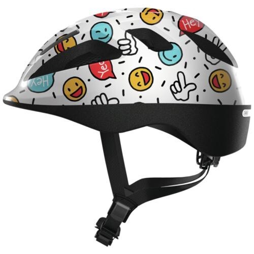 Casque vélo enfant blanc ABUS Smooty M idéal pour les balades quotidiennes en famille