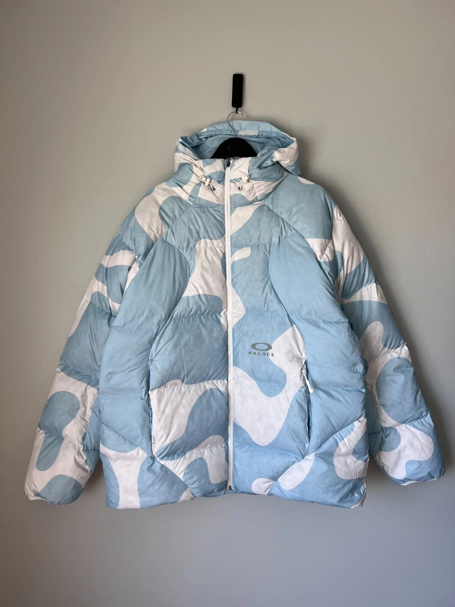 Oakley x Palace Skateboards Puffa Jacket - Size XL - Blue Oakley x Palace Skateboards Puffa Jacket - Size XL - Blue