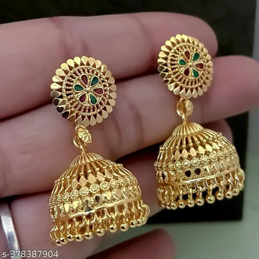 Jhumka Earrings Waman Hari Pethe Ear Tops Design Jhumka Designs
