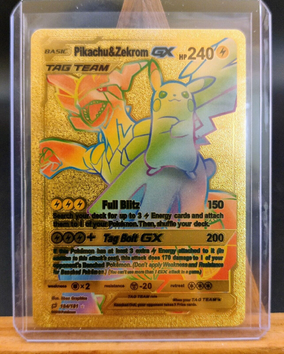 Pikachu e Zekrom-GX / Pikachu & Zekrom-GX (184/181), Busca de Cards