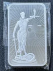 1 Oz .999 Fine Silver Kinesis Mint Lady Justice Bar Justice is Blind Serialized!