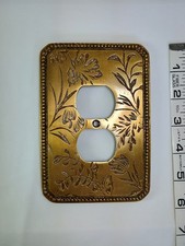NEW Anthropologie Joan Etched Metal Floral Ou...