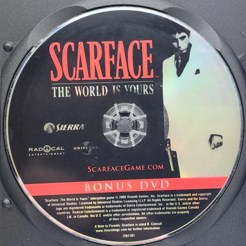 (Bonus Disc, No Game) Scarface World Is Yours Collector's Edition Playstation 2