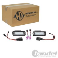 Diederichs Tuning LED Kennzeichenleuchte Passend FüR Bentley Continental Porsche