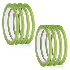 8 Rolls Green Pinstripe Masking Tape 1/8 Inch Width Thin Line Painters