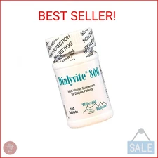 Hillestad Labs Dialyvite 800 Multi-Vitamin Supplement for Dialysis Patients, 100