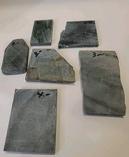 Nephrite Jade Slab Lot | 6 Pieces Deep Green Dark CCC