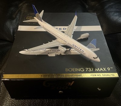 Gemini200 United Airlines Boeing 737 Max 9 Post-Co Livery 1:200 G2UAL752