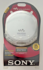 NEW Sony Walkman ESP MAX Portable CD Player Silver D-E220  NOS SEALED