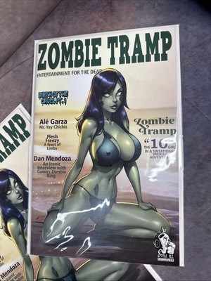 NM Dan Mendoza's Zombie Tramp #59 Ale Garza Variant Kickstarter Set Mendoza