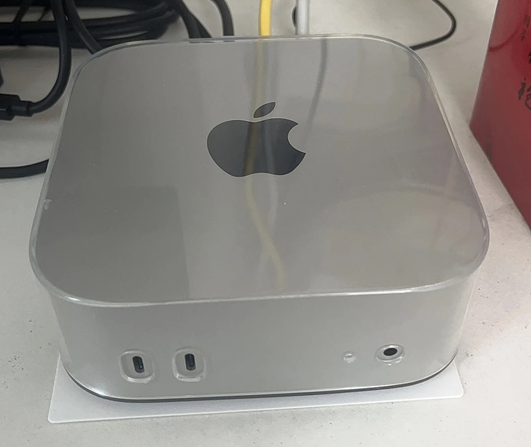 Clear TPU Case Protective Cover Shell for Apple Mac Mini M4 / Pro