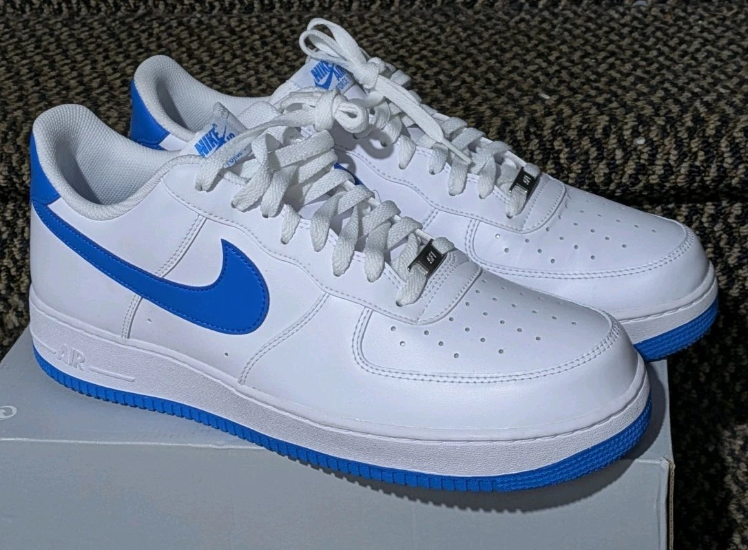 Nike Air Force 1 Low White Photo Blue | eBay