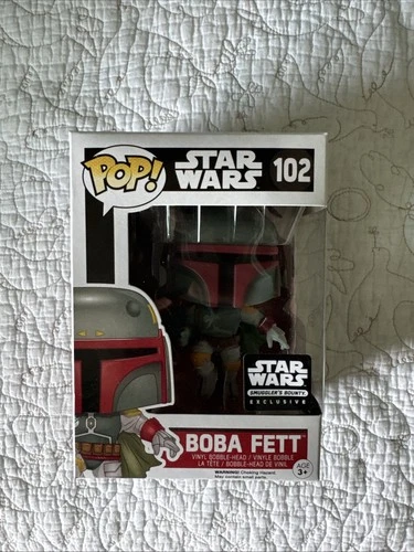 Funko Pop! Vinyl: Star Wars - Boba Fett Flying #102 Smuggler’s Bounty Exclusive