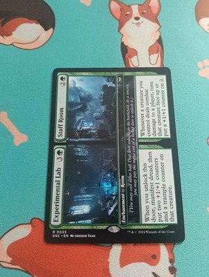 MTG Magic the Gathering - Experimental Lab   Staff Room - Duskmourn Commander