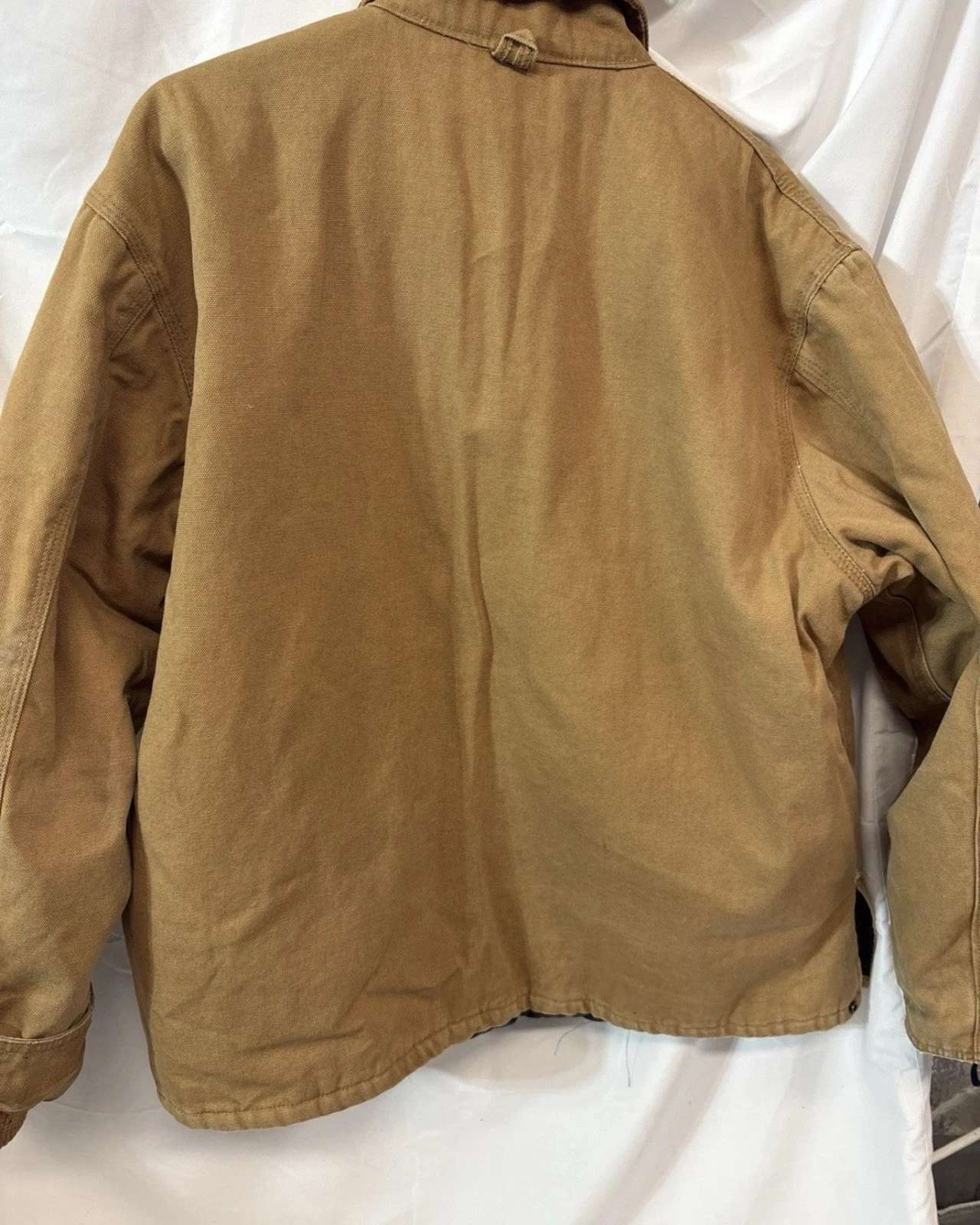Vintage Walls Blizzard Pruf Men's Hunting Work Brown Jacket Size LG Regular - product detail image 3