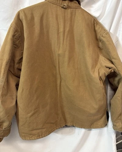 Vintage Walls Blizzard Pruf Men's Hunting Work Brown Jacket Size LG Regular image 3