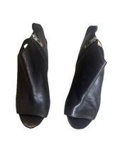 Via Spiga Black Slingbacks Open Toe Shoes 7M