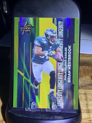 MINT 2007 Leaf Rookies & Stars - Brian Westbrook #9 Longevity Parallel Gold /49