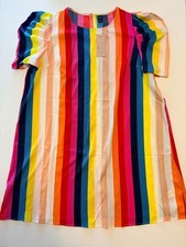 Emery Rose Multi-Colored Striped Dress (Size 4XL)