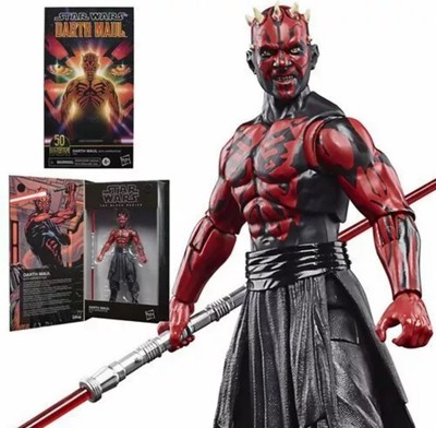 Star Wars Black Series Darth Maul Sith Apprentice Action Figure 50th Anniversary