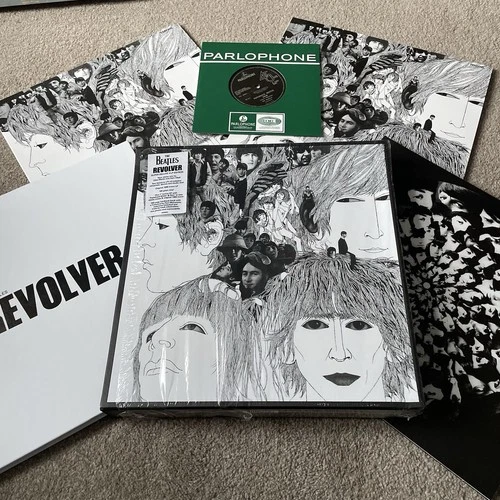 The Beatles – Revolver Vinyl Record SUPER DELUXE Box Set 4xLP, Book, & 7" 2022