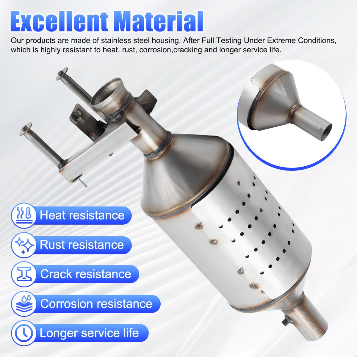 NEW Diesel Particulate Filter DPF For Dodge Sprinter 2500 3500 2007-2009 3.0L V6 thumbnail 3