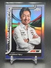 #198 Ayao Komatsu Silver Refractor Portrait F1 Topps Chrome 2025 Formula 1