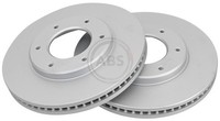 2X Bremsscheibe A.B.S. 16615 FüR Toyota Commuter Hiace 4 Bus 5 RCH12 RCH22 RZH10