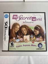 My Secret World by Imagine (Nintendo DS, 2008) Complete/CIB! Tested & Working!