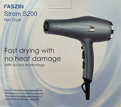 Profi Föhn Ionen Fön Haartrockner Hair Dryer Haarföhn mit 1 Diffusor 2 Stylingdü
