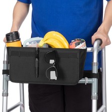 Walker Basket for Folding Walker, Basket for Walkers for Seniors,Rollator Wal...