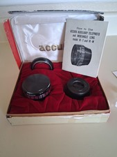 ACCURA Auxiliary Telephoto And Wideangle Lens Model VI -T and VI-W