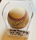 Ivan Rodriguez Autographed Official MLB Baseball HOF Catcher Pudge Rangers