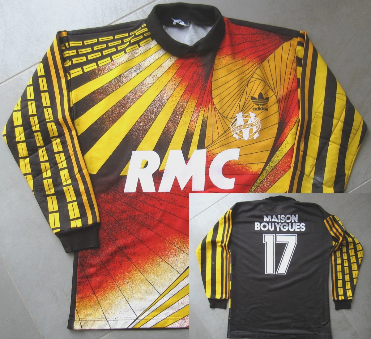 Maillot Birmingham City Vintage 1996 1997 Gardien de but Manches longues
