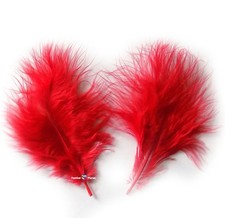 Marabou Feathers, Assorted Shades, Pack of Approx 30 Small. Craft-Costume etc🌈