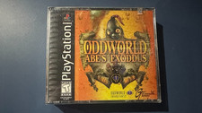 Oddworld Abe’s Exoddus PS1 PlayStation 1 Black Label Sealed New Factory Sealed