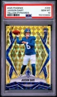 2025 Panini Phoenix Rookies Jaxson Dart #200 Yellow Pyramids /185 RC PSA 10